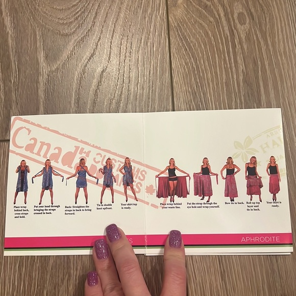 Iris Sari Wrap Art Silk Dress - Picture 8 of 12